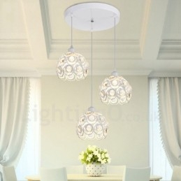 3-lichts rustieke lodge geïntegreerde hanglamp