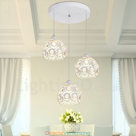 3-lichts rustieke lodge geïntegreerde hanglamp 3-lichts rustieke lodge geïntegreerde hanglamp