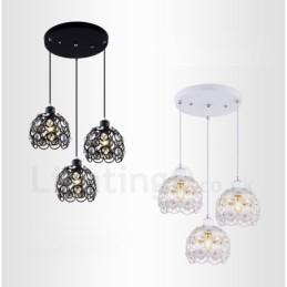 3-lichts rustieke lodge geïntegreerde hanglamp