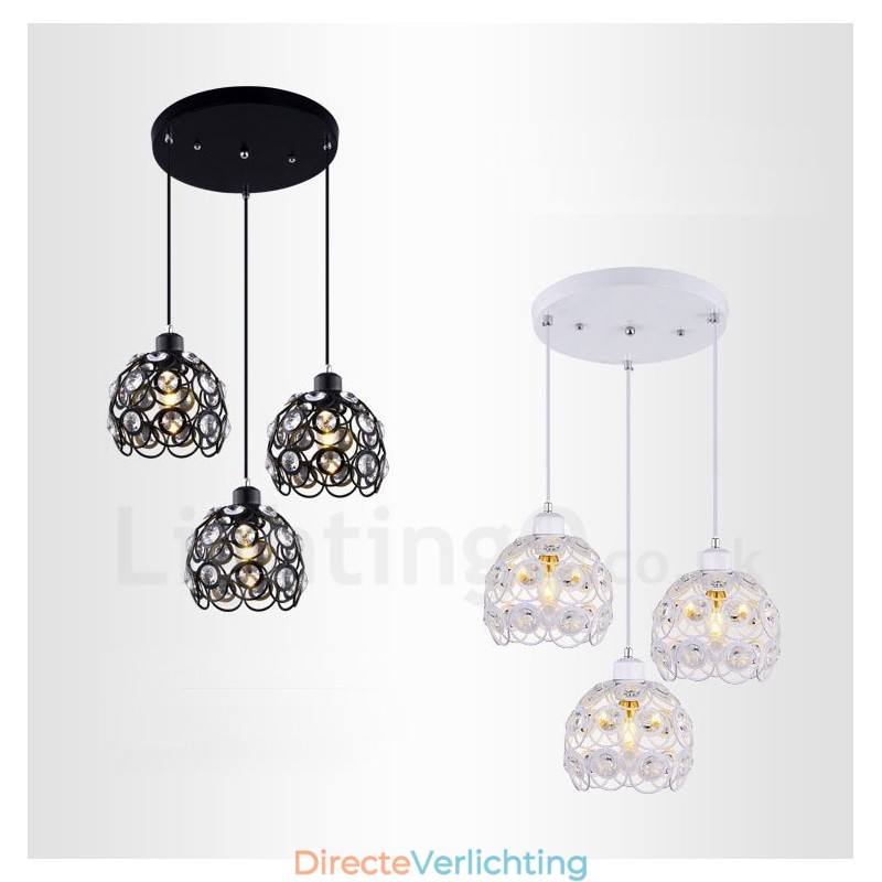 3-lichts rustieke lodge geïntegreerde hanglamp