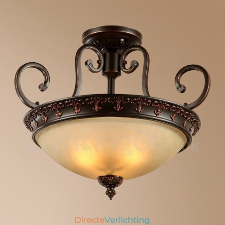 Enkelvoudige Rustieke Lodge Geïntegreerde Metalen Inbouwlamp Enkelvoudige Rustieke Lodge Geïntegreerde Metalen Inbouwlamp