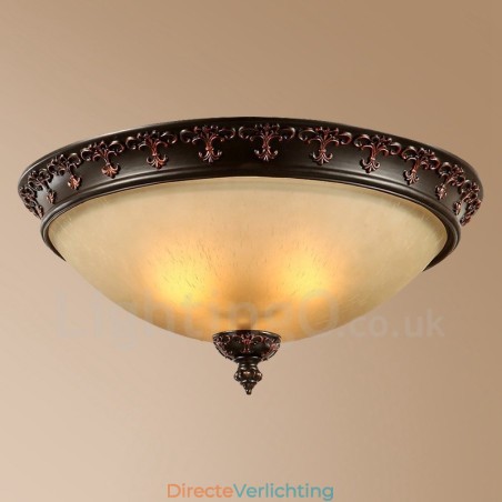 Enkelvoudige Rustieke Lodge Geïntegreerde Metalen Inbouwlamp Enkelvoudige Rustieke Lodge Geïntegreerde Metalen Inbouwlamp