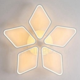5-lichts moderne, eigentijdse, geïntegreerde metalen inbouwlamp