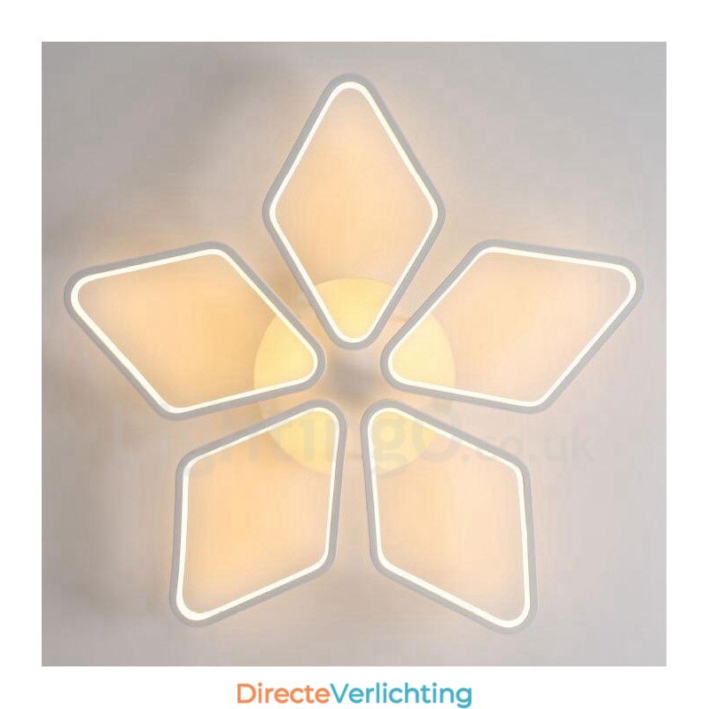 5-lichts moderne, eigentijdse, geïntegreerde metalen inbouwlamp