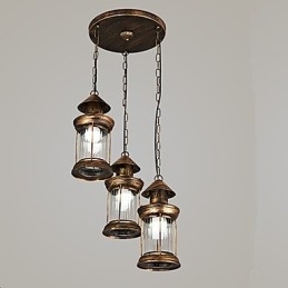 Rustieke Lodge Vintage Retro Mini Stijl Metalen Hanglamp