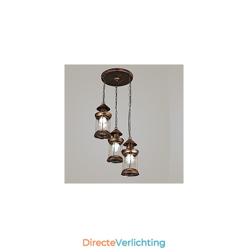 Rustieke Lodge Vintage Retro Mini Stijl Metalen Hanglamp