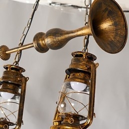 Rustieke Lodge Vintage Retro Mini Stijl Metalen Hanglamp