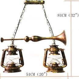Rustieke Lodge Vintage Retro Mini Stijl Metalen Hanglamp