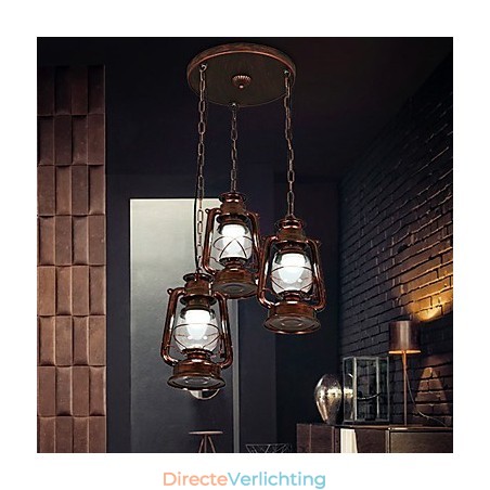Rustieke Lodge Vintage Retro Mini Stijl Metalen Hanglamp Rustieke Lodge Vintage Retro Mini Stijl Metalen Hanglamp