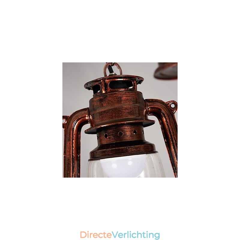 Rustieke Lodge Vintage Retro Mini Stijl Metalen Hanglamp