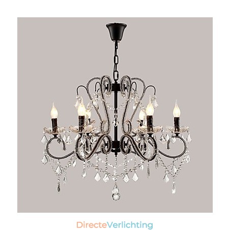 6-lichts kristallen kroonluchter Modern eigentijds Traditioneel klassiek rustiek Lodge vintage retro 6-lichts kristallen kroonluchter Modern eigentijds Traditioneel klassiek rustiek Lodge vintage retro