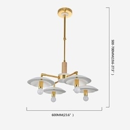 4-lichts mini-stijl traditionele klassieke moderne eigentijdse kroonluchter
