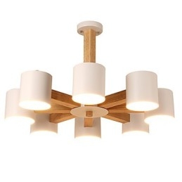 8 lampen kroonluchter moderne eigentijdse traditionele klassieke vintage land hout kenmerk voor hout