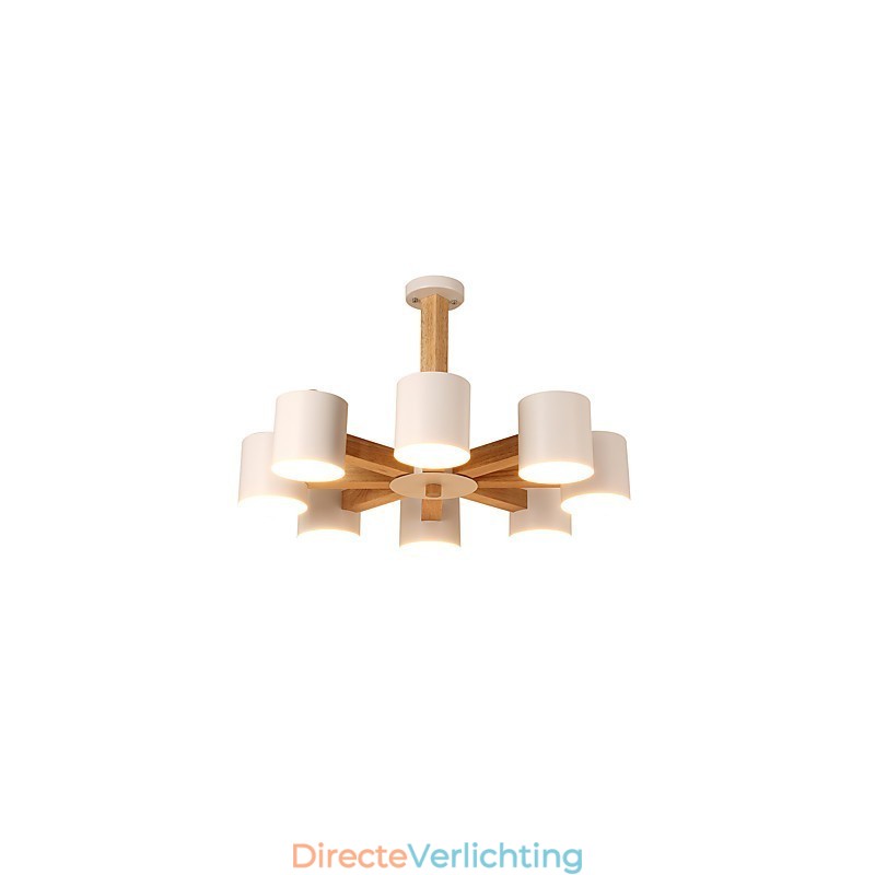 8 lampen kroonluchter moderne eigentijdse traditionele klassieke vintage land hout kenmerk voor hout