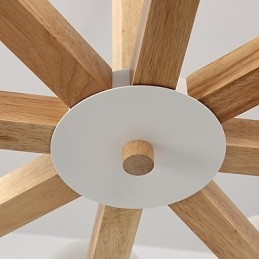 8 lampen kroonluchter moderne eigentijdse traditionele klassieke vintage land hout kenmerk voor hout