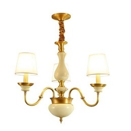 Alle koperen kroonluchter Jade decoratieve kroonluchter