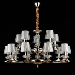 Hanglamp Zinklegering Kenmerk voor Kristal Mini Stijl Metaal Binnen Winkels 15 Lampen