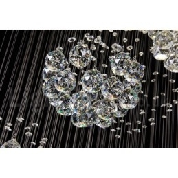 Extra Lengte 5 Meter Kristal Lange Plafond Hanglamp Moderne Kroonluchter Thuis Hangende Verlichting Kroonluchter Lampen Armaturen