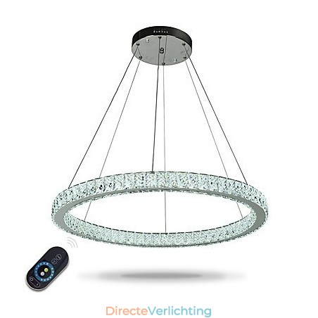 Dimbare ringvormige plafondhanglamp, moderne kroonluchterverlichting, binnenverlichting met afstandsbediening Dimbare ringvormige plafondhanglamp, moderne kroonluchterverlichting, binnenverlichting met afstandsbediening