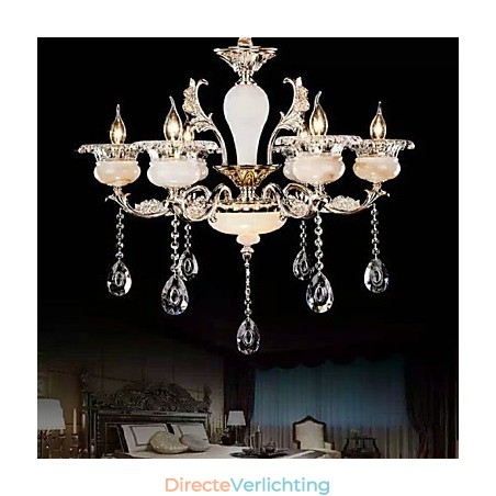 Retro Chrome Feature voor Designers Metalen Hanglamp Retro Chrome Feature voor Designers Metalen Hanglamp