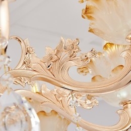 Europese stijl sfeer zinklegering kristal kroonluchter