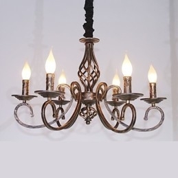 Retro Eenvoudige Lamp Koperkleurige Lamp Kaarslamp
