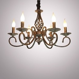 Retro Eenvoudige Lamp Koperkleurige Lamp Kaarslamp