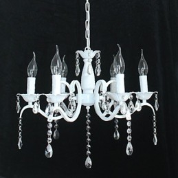Kroonluchter Moderne Kristal Mini Kaars Stijl IJzeren Lamp Lampen
