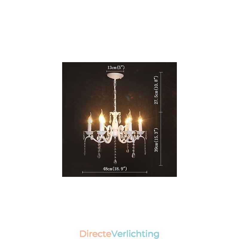 Kroonluchter Moderne Kristal Mini Kaars Stijl IJzeren Lamp Lampen