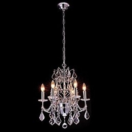 Moderne, eigentijdse, traditionele, klassieke, landelijke, chromen kenmerken voor kristallen metalen kroonluchter