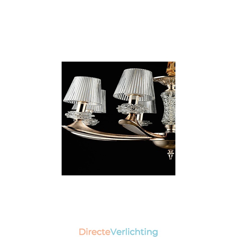 Moderne, eigentijdse, traditionele, klassieke zinklegering met kristallen mini-stijl hanglamp van metaal