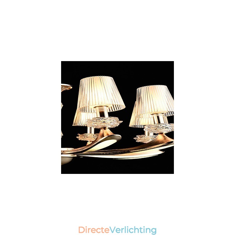 Moderne, eigentijdse, traditionele, klassieke zinklegering met kristallen mini-stijl hanglamp van metaal