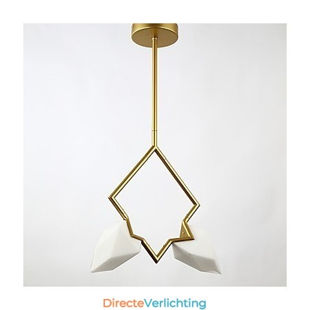 2 Lichtmast Moderne Metalen met Glazen Perzik Kroonluchter Lamp de Canteen Decorate Hanglamp 2 Lichtmast Moderne Metalen met Glazen Perzik Kroonluchter Lamp de Canteen Decorate Hanglamp