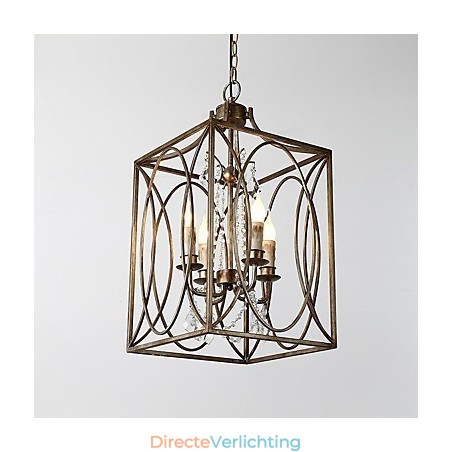 Vier licht vintage metalen Amerikaanse industriële loft schilderij kleur Europese kroonluchterlamp de indoor decorate hanglamp Vier licht vintage metalen Amerikaanse industriële loft schilderij kleur Europese kroonluchterlamp de indoor decorate hanglamp