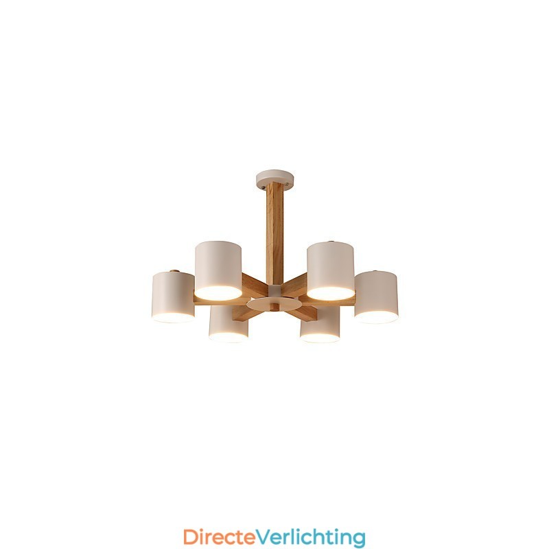 6 lampen kroonluchter moderne eigentijdse traditionele klassieke vintage land hout kenmerk voor hout