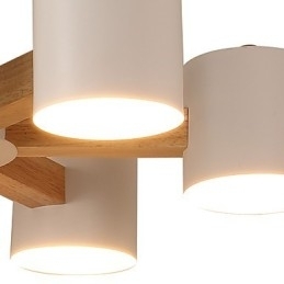 6 lampen kroonluchter moderne eigentijdse traditionele klassieke vintage land hout kenmerk voor hout