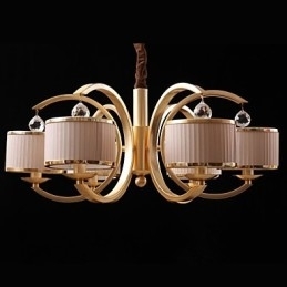 Moderne eigentijdse bronzen metalen kroonluchter
