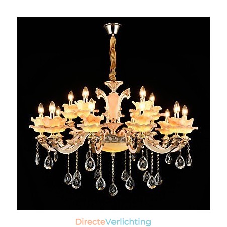 Hanglamp Zinklegering Kenmerk voor Kristal Mini Stijl Metaal Binnen Winkels 15 Lampen Hanglamp Zinklegering Kenmerk voor Kristal Mini Stijl Metaal Binnen Winkels 15 Lampen