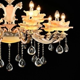 Hanglamp Zinklegering Kenmerk voor Kristal Mini Stijl Metaal Binnen Winkels 15 Lampen