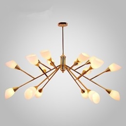 Nordic Eenvoudige Sfeervolle Pastorale Kroonluchter Creatieve Lobby Kroonluchter Lamp