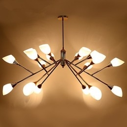 Nordic Eenvoudige Sfeervolle Pastorale Kroonluchter Creatieve Lobby Kroonluchter Lamp