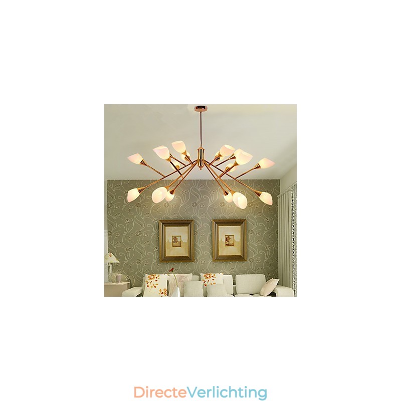 Nordic Eenvoudige Sfeervolle Pastorale Kroonluchter Creatieve Lobby Kroonluchter Lamp