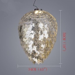 Traditionele klassieke lantaarn gegalvaniseerde functie voor mini-stijl metalen kroonluchter