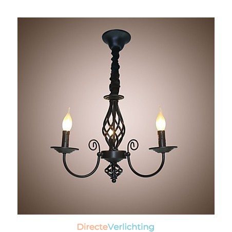 Europese Stijl Kroonluchter 3 Lampen Kroonluchter Eenvoudige Lampen Creatieve IJzeren Kaarsen Lampen Europese Stijl Kroonluchter 3 Lampen Kroonluchter Eenvoudige Lampen Creatieve IJzeren Kaarsen Lampen