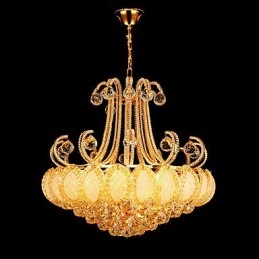 Moderne luxe kroonluchter kristallen hanglamp diameter 50 cm bevat 8 lampen