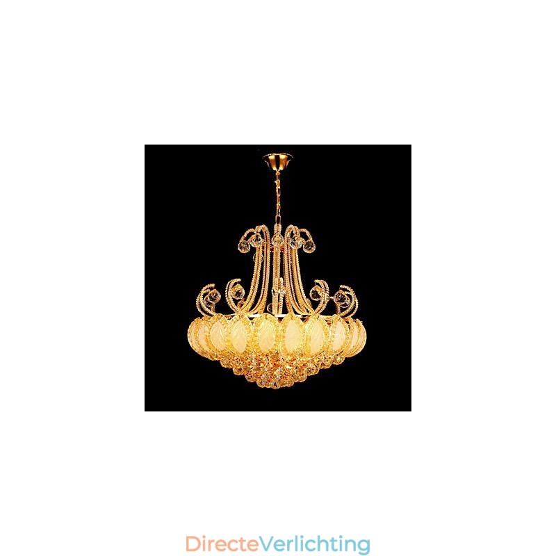 Moderne luxe kroonluchter kristallen hanglamp diameter 50 cm bevat 8 lampen