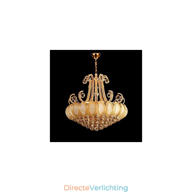 Moderne luxe kroonluchter kristallen hanglamp diameter 50 cm bevat 8 lampen