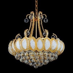 Moderne luxe kroonluchter kristallen hanglamp diameter 50 cm bevat 8 lampen