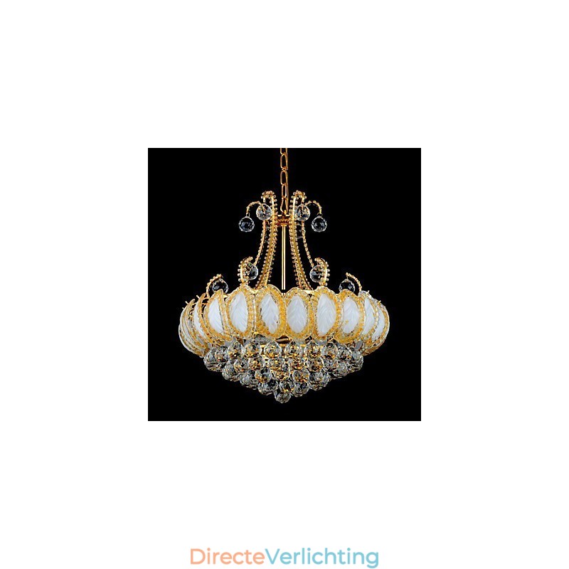 Moderne luxe kroonluchter kristallen hanglamp diameter 50 cm bevat 8 lampen