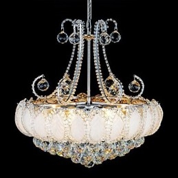 Moderne luxe kroonluchter kristallen hanglamp diameter 50 cm bevat 8 lampen